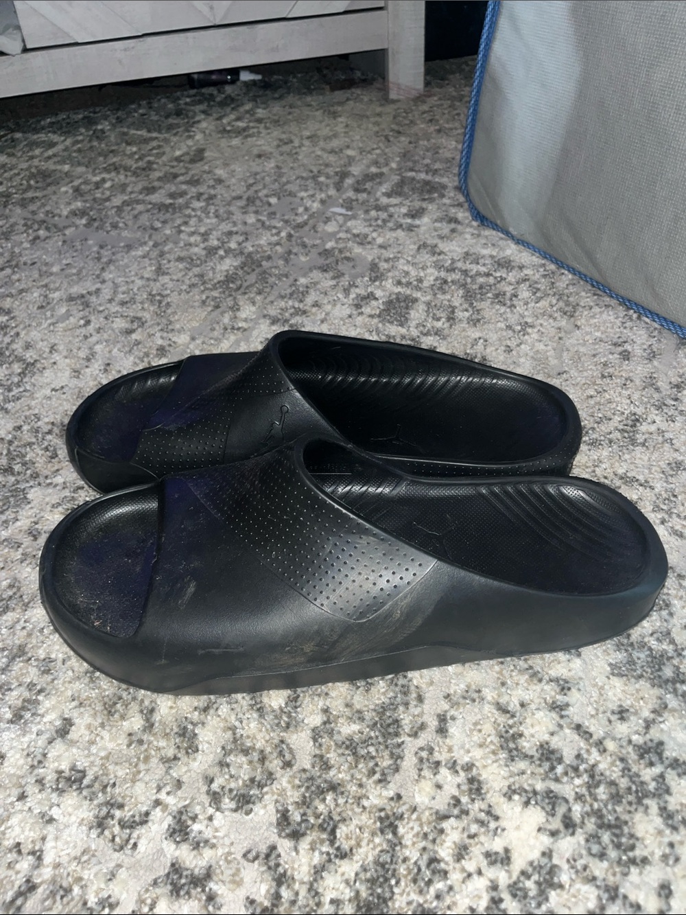 Jordan Men's Black Slide Sandals